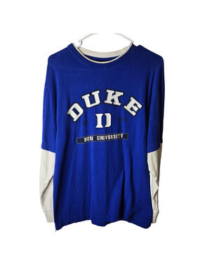 Colosseum Athletics Sportswear Long Sleeve Duke Blue Devils Men's T-shirt Size M